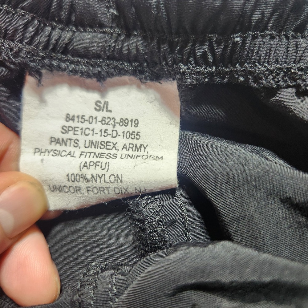 US Army APFU Pants S/L Black Unisex 8415-01-623-8919 Physical Fitness - Picture 3 of 10